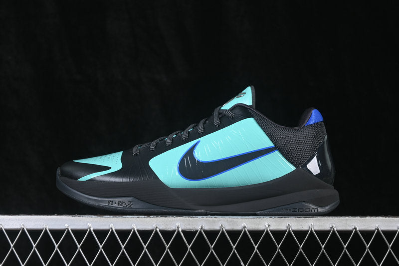 Nike Zoom Kobe 5 Hyper Turquoise Black Royal Basketball Shoes